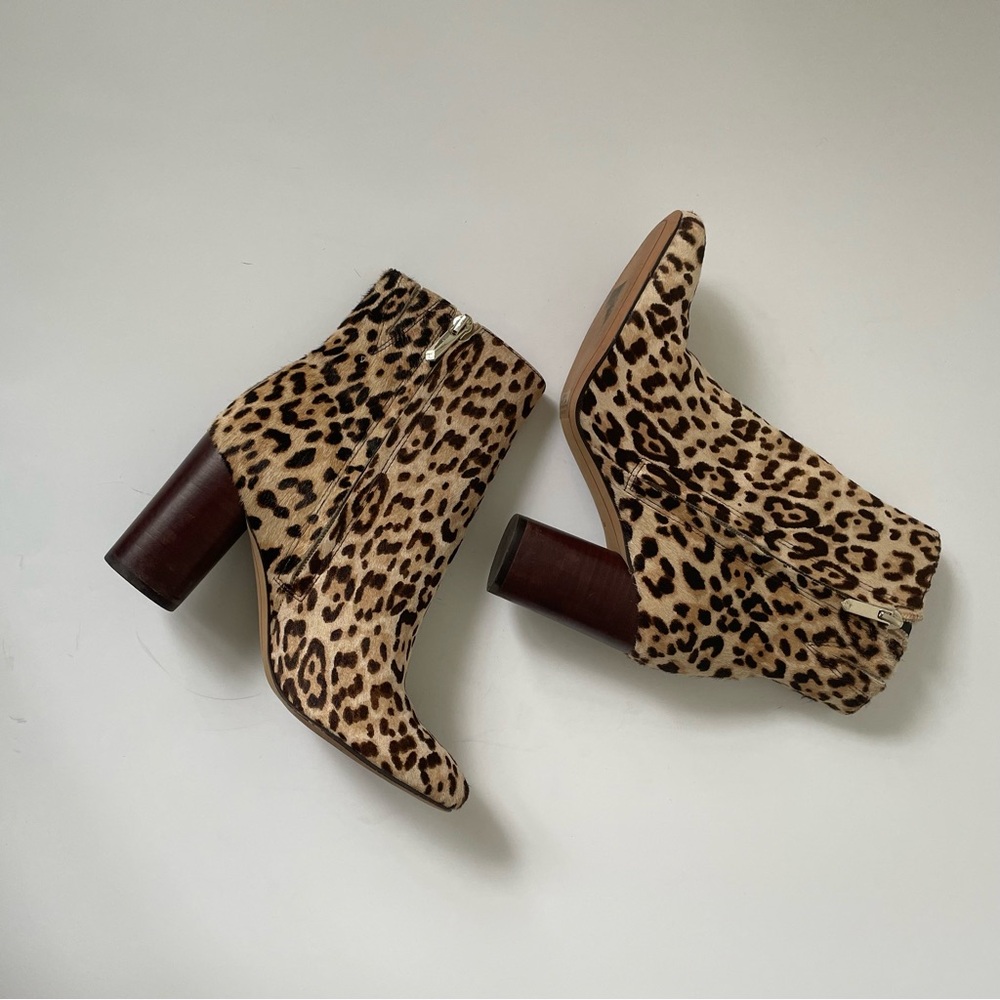 Sam Edelman Corra Leopard Heeled Leopard Print Boot